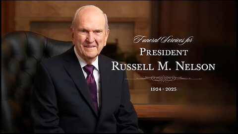 The funeral service for President Russell M Nelson