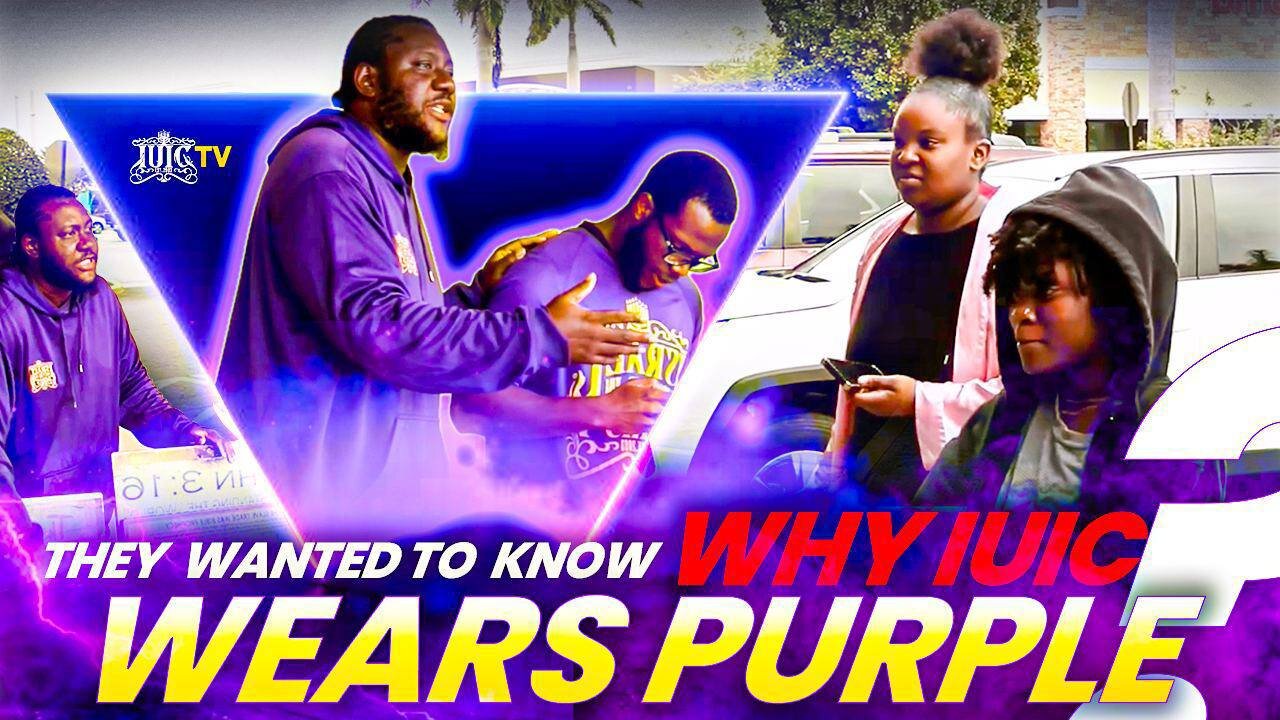 THIS IS WHY YOU SEE US IN PURPLE & GOLD!!