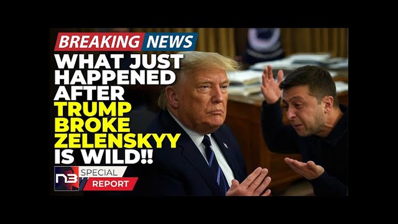 Breaking: What Just Happened Seconds After Trump Broke Zelensky Has The Entire World Laughing Now