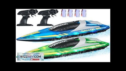 VEVOR 2 PCS RC Boat 2.4 GHz Remote Control Racing Boat 12 Review