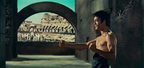 Cross kick Studio Films Bruce Lee Way of the Dragon