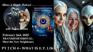 Aliens & Angels Live Podcast, February 2nd, 2025 – Pt 2 Ch4 WHAT IS ET LIKE?