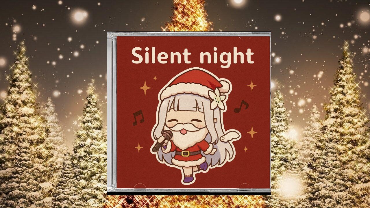 vtuber shirayuri lily sings Silent night