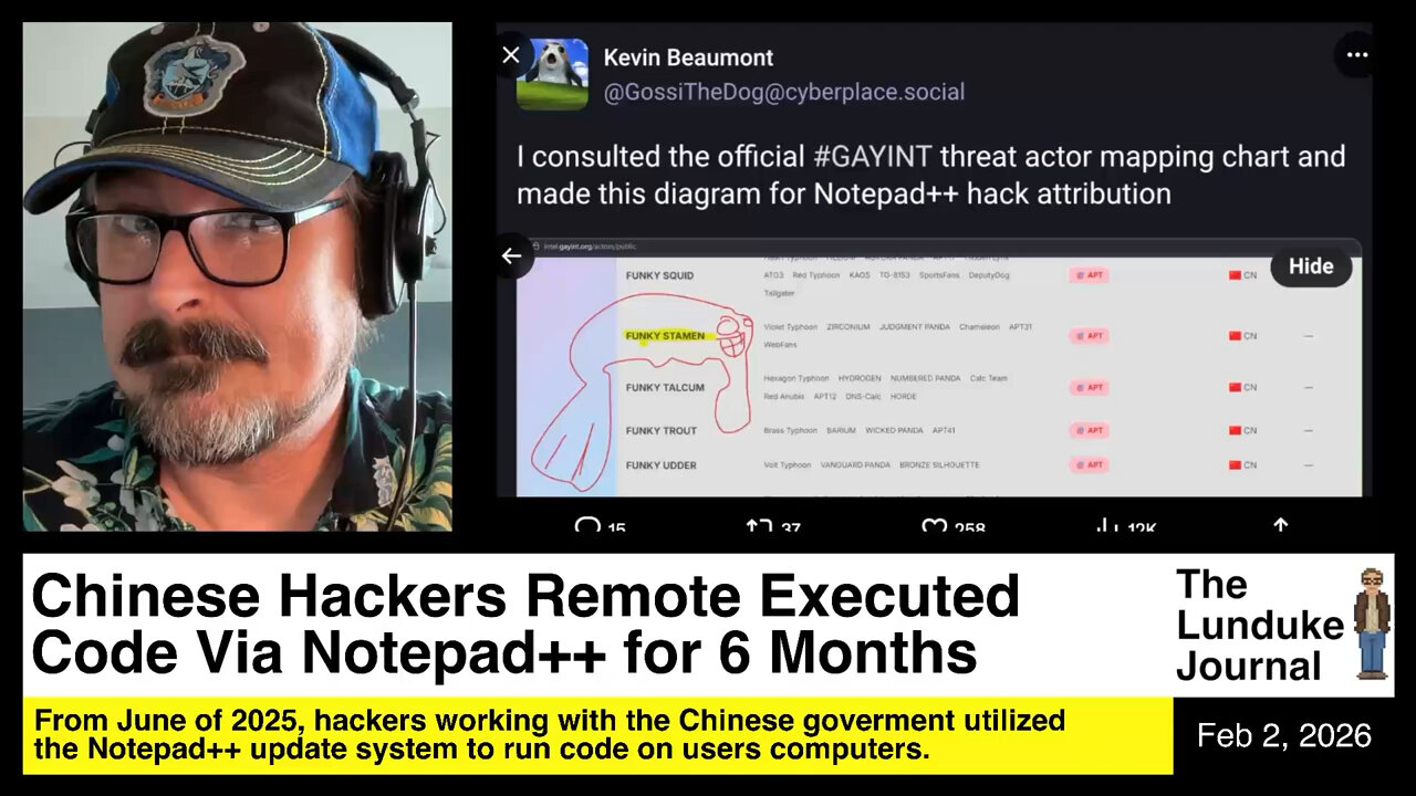 Chinese Hackers Remote Executed Code Via Notepad++ for 6 Months