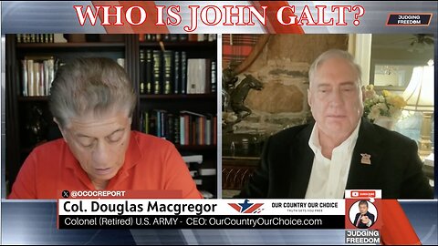 JUDGING FREEDOM W-COL DOUGLAS MACGREGOR, INTEL BOMB, ZELENSKY REQUEST PUTIN PEACE TALKS. SGANON
