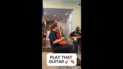 Alright Now!! White boy on guitar 🎸🎶🎵🔥🔥🔥 praise break