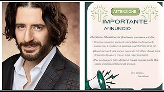 Jonathan Roumie ha creato una guida per i suoi fan su come non farsi truffare su Internet:ATTENZIONE