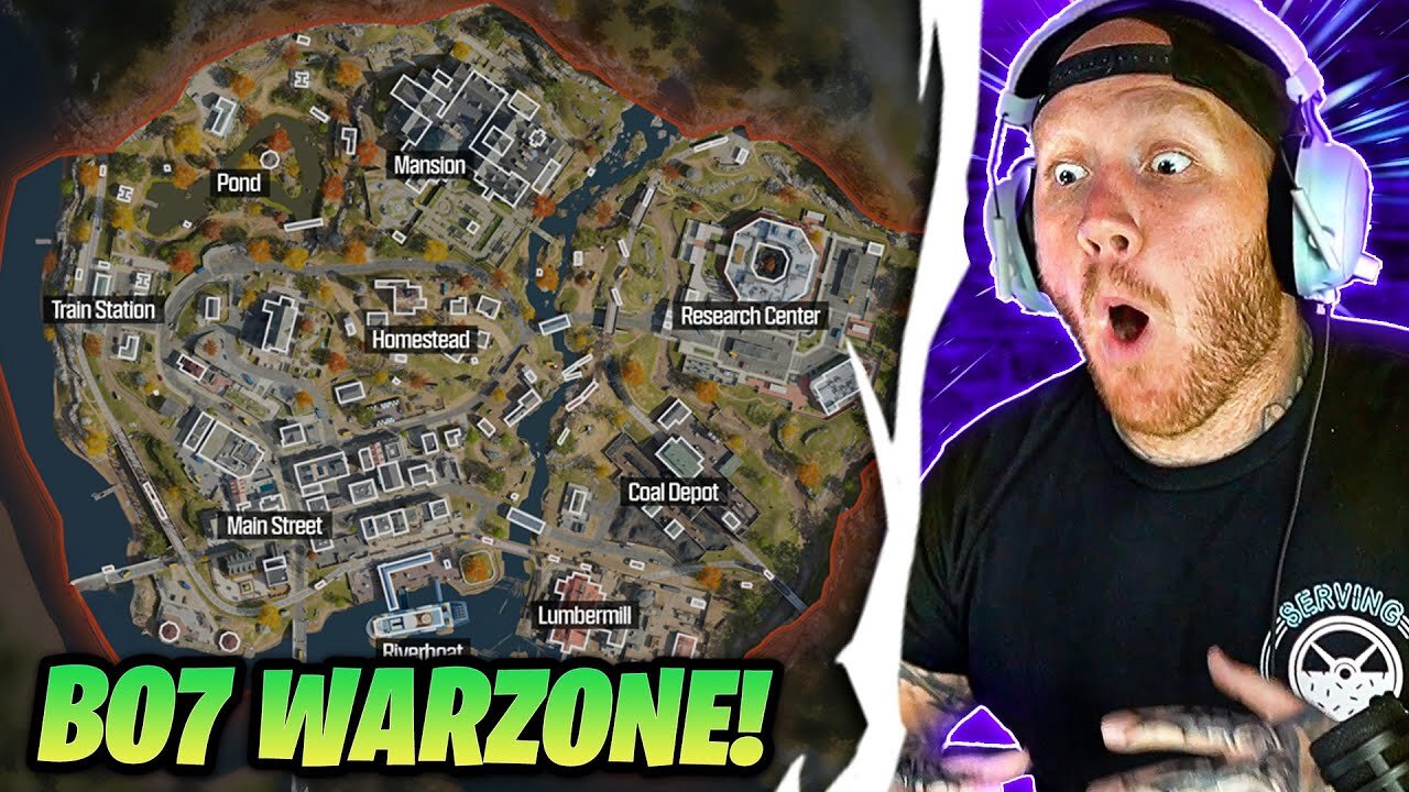 TIMTHETATMAN REACTS TO NEW BO7 WARZONE FIRST GAME