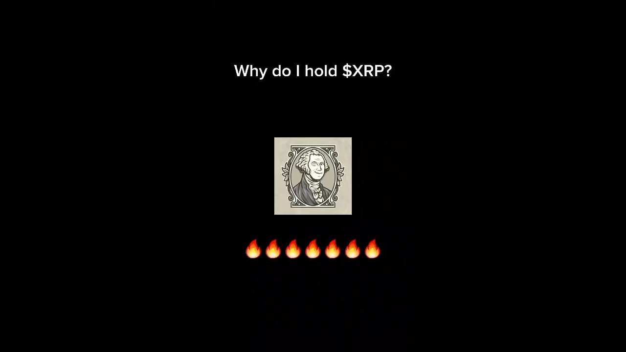 Reason why we all holding xrp.