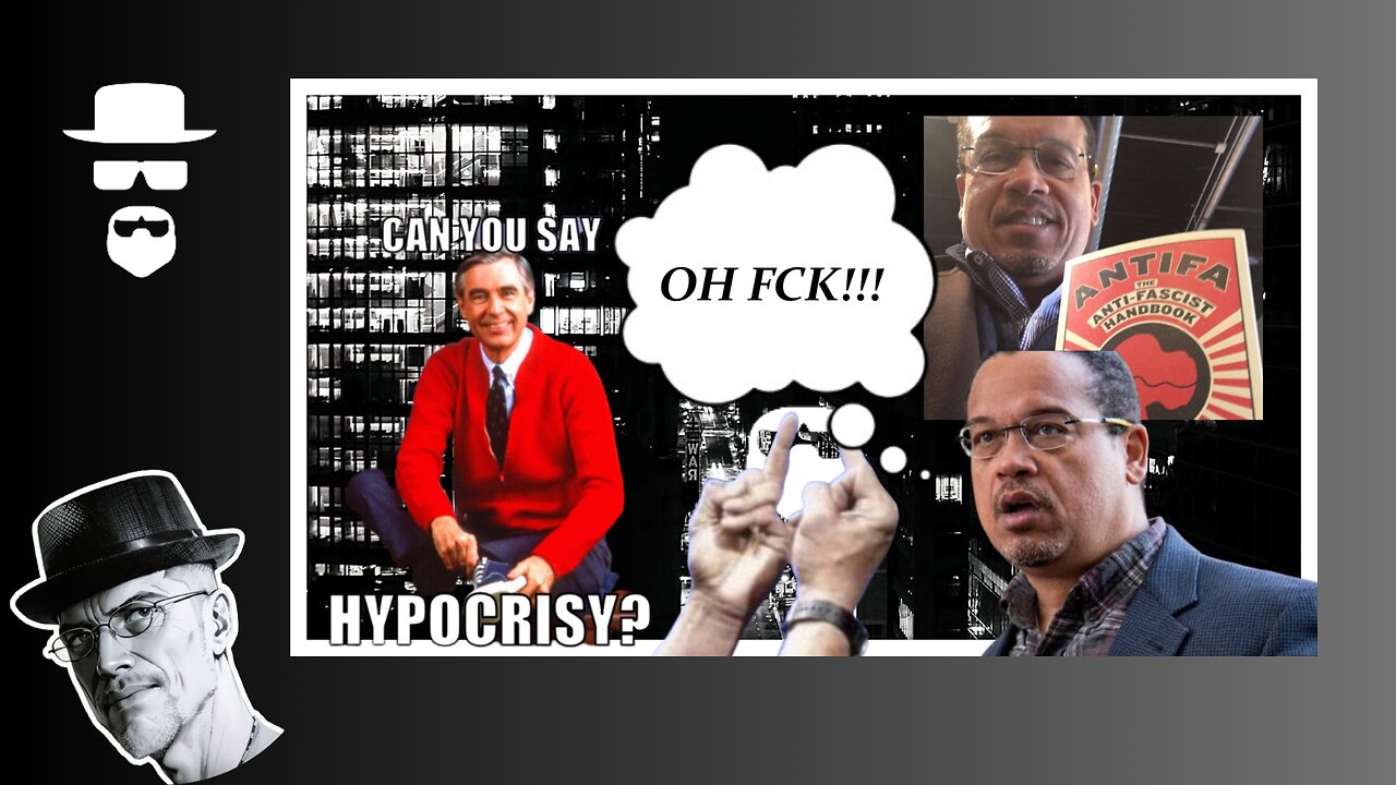ELLISON "NO SUCH THING AS ANTIFA..." WHILE PROMOTING ANTIFA...