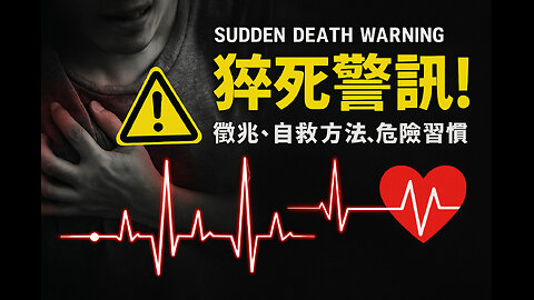 猝死警訊！10大徵兆、自救方法與高危險習慣大揭密 SCD: Warning Signs, Self-Rescue Tips & Risk Habits Revealed