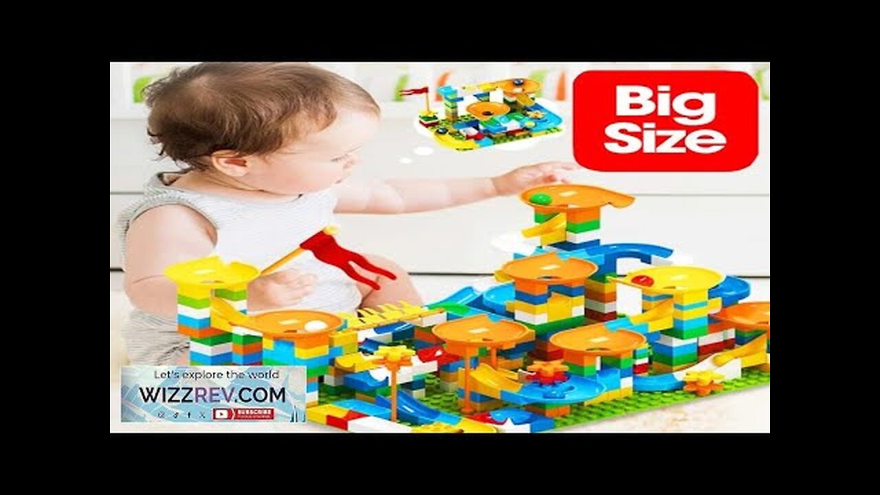 86-344PCS Big Size Marble Race Run Construction Building Blocks Maze Ball Track Review