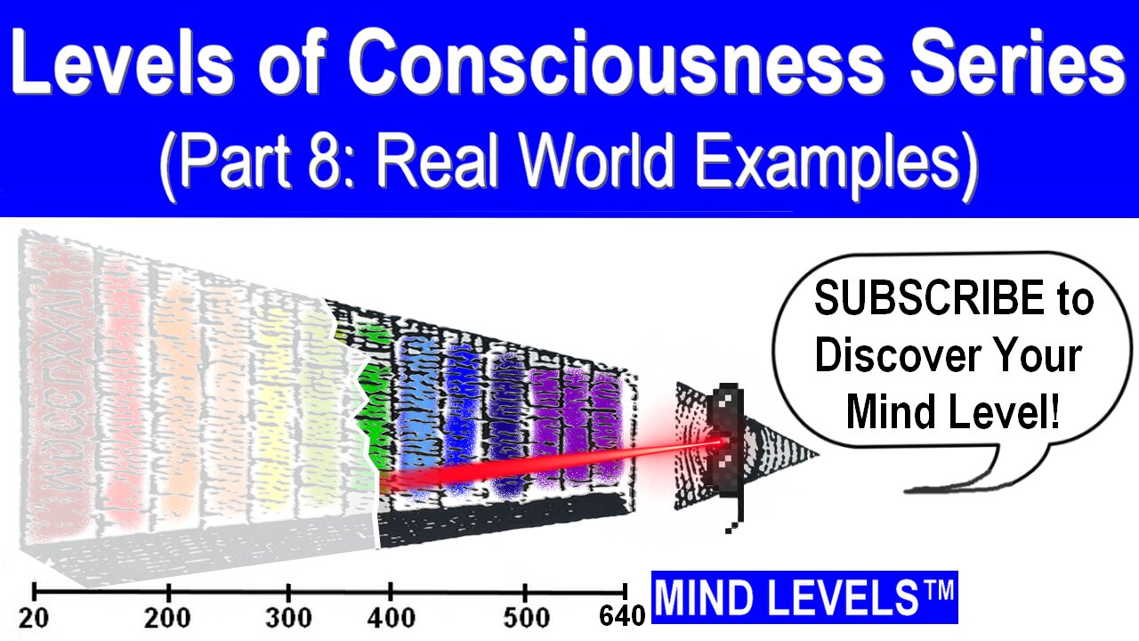 What Are The Levels of Consciousness Series (Part 8: Real World Examples)