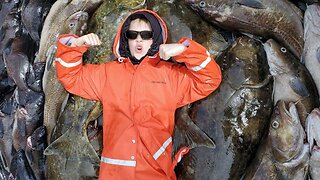 Catching 1200 lbs (544 kg) of Fish and Exploring a WWII Battlefield!!!