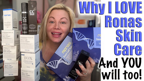 Why I LOVE Ronas Stem Cells Skin Care, AceCosm.com and Code Jessica10 Saves you money