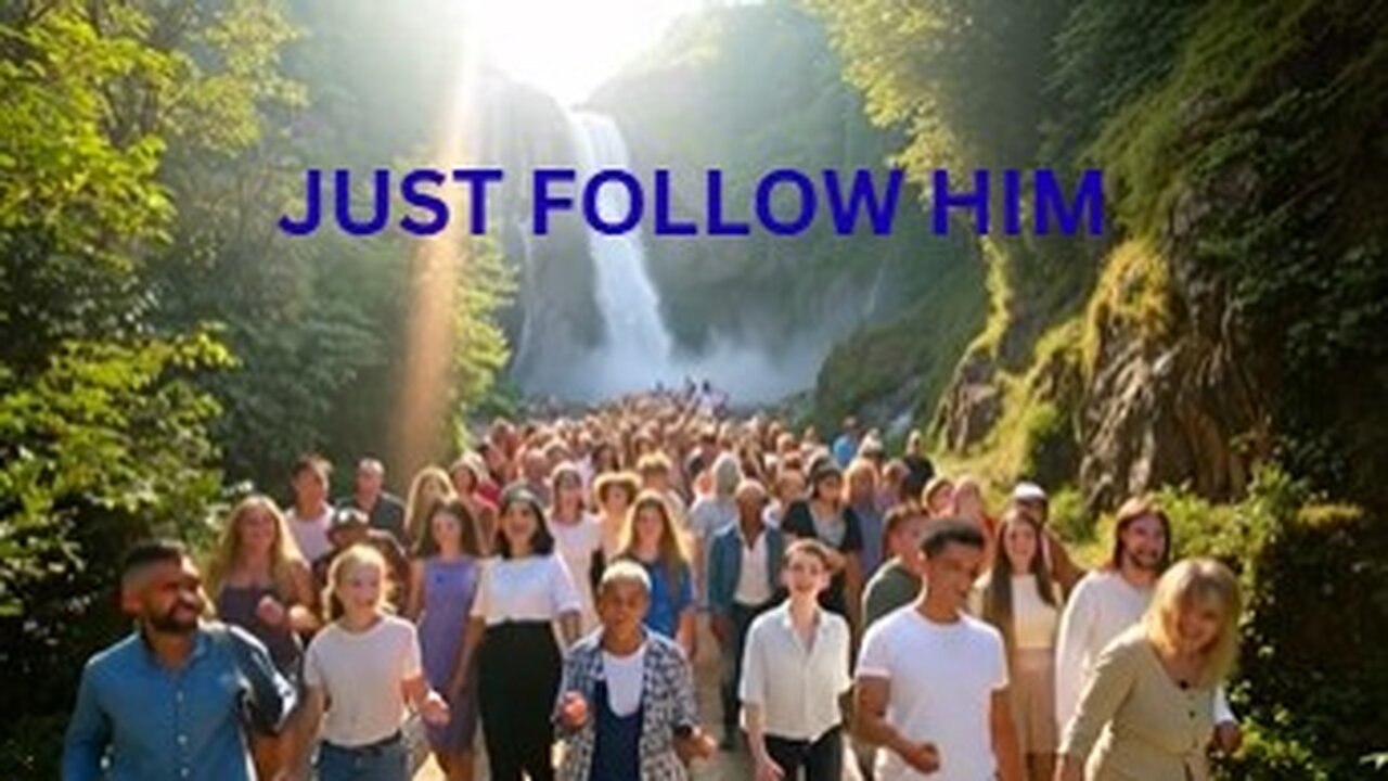 "Just Follow Him" (Christian Rock Version) - Lyric Factory (2025) - SONG VIDEO