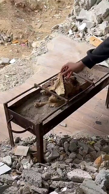 The "Starvation" in Gaza. I would Love a meal like this every day!