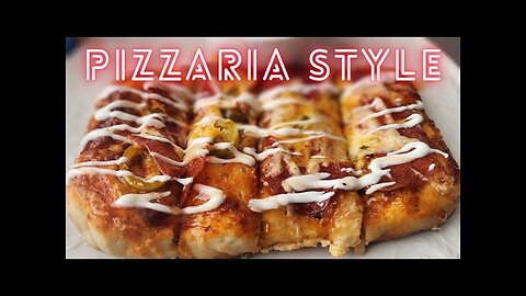 Irresistible Fresh Crust Home Made Pizzaria Style Pizza Recipe