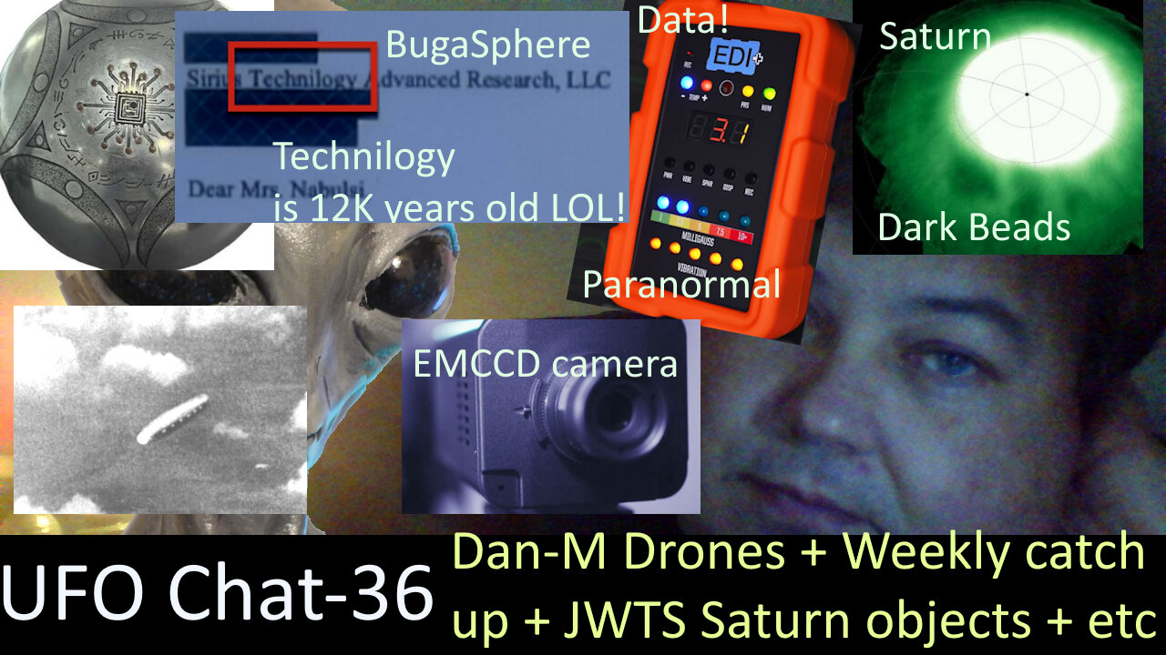 UFO Chat with Paul -36 Those Dan-m Drones + weekly UAP catch ups + BugaBall age + UAP vids analyzed