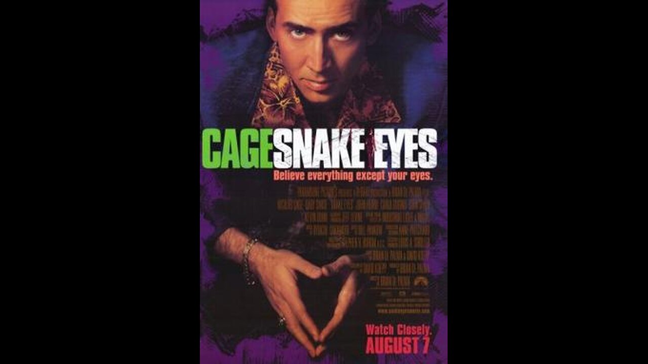 1998 Movie Snake Eyes has exact Script as the CK Event; Pure Mockery