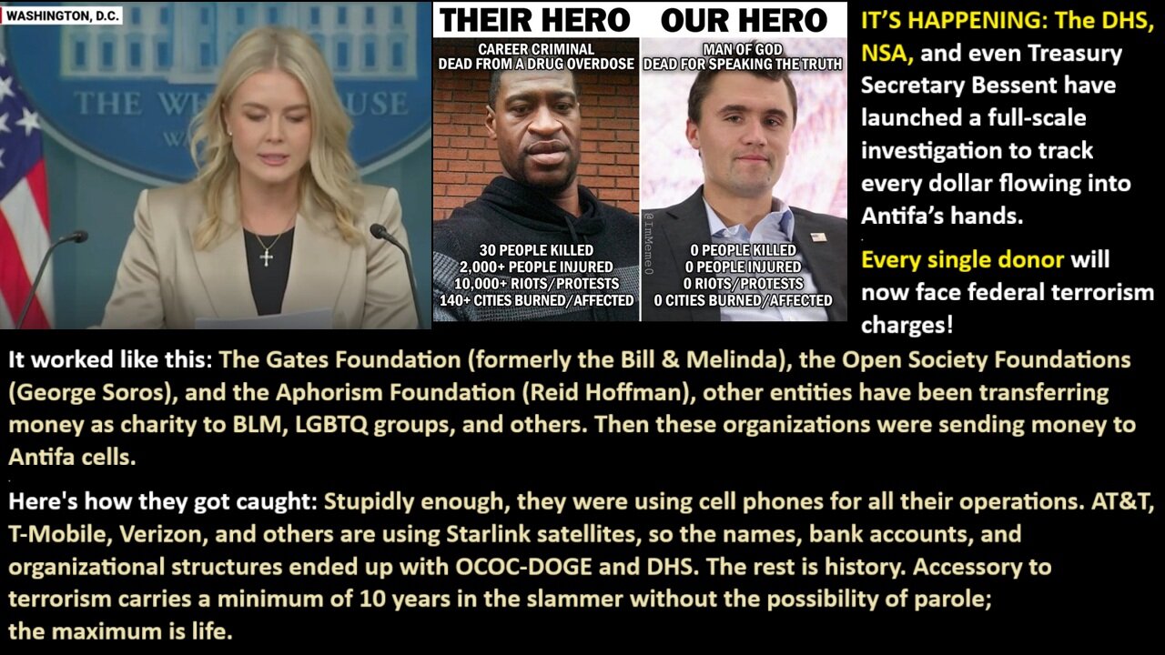 IT’S HAPPENING: The DHS, NSA, and even Treasury Secretary Bessent have launched a full-scale investigation to track every dollar flowing into Antifa’s hands. Every single donor will now face federal terrorism charges.