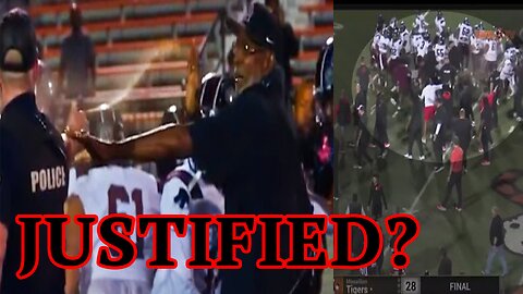 High School Football team PEPPER SPRAYED by Police after Hand Shake Line turns VIOLENT!