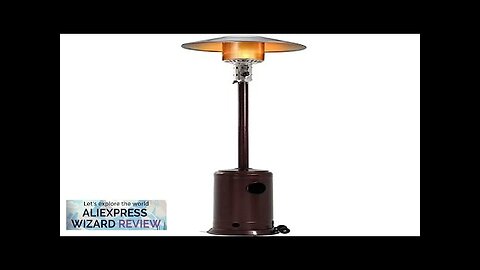 Outdoor Patio Heater Propane Gas Standing Garden Heater 41000BTU CSA Certified Steel Review