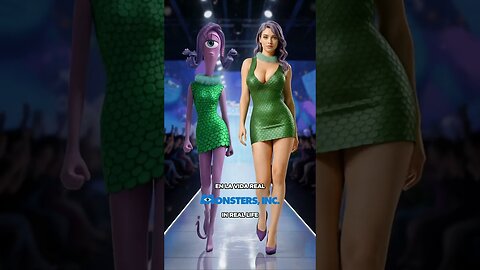 MONSTERS INC REIMAGINED! 👁️👊 And you… what do you think of this real-life version?