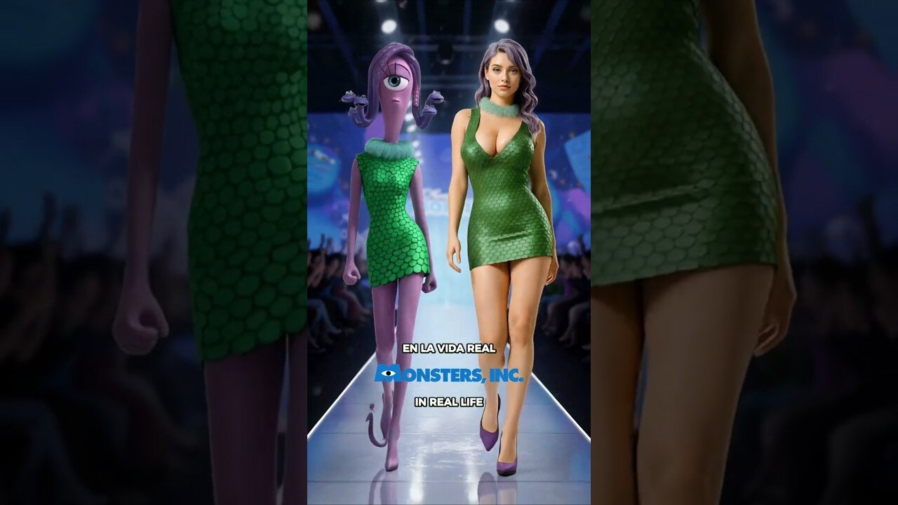 MONSTERS INC REIMAGINED! 👁️👊 And you… what do you think of this real-life version?