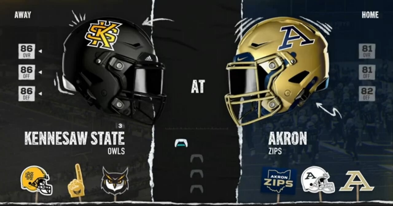 S3 Rebuild Kennesaw State vs Akron Ep3: Tough matchup!