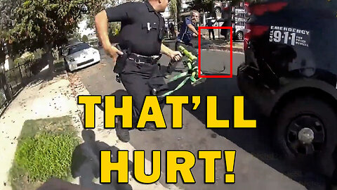 Suspect Swinging Chain At People And Officers Fatally Shot On Video! LEO Round Table S10E253