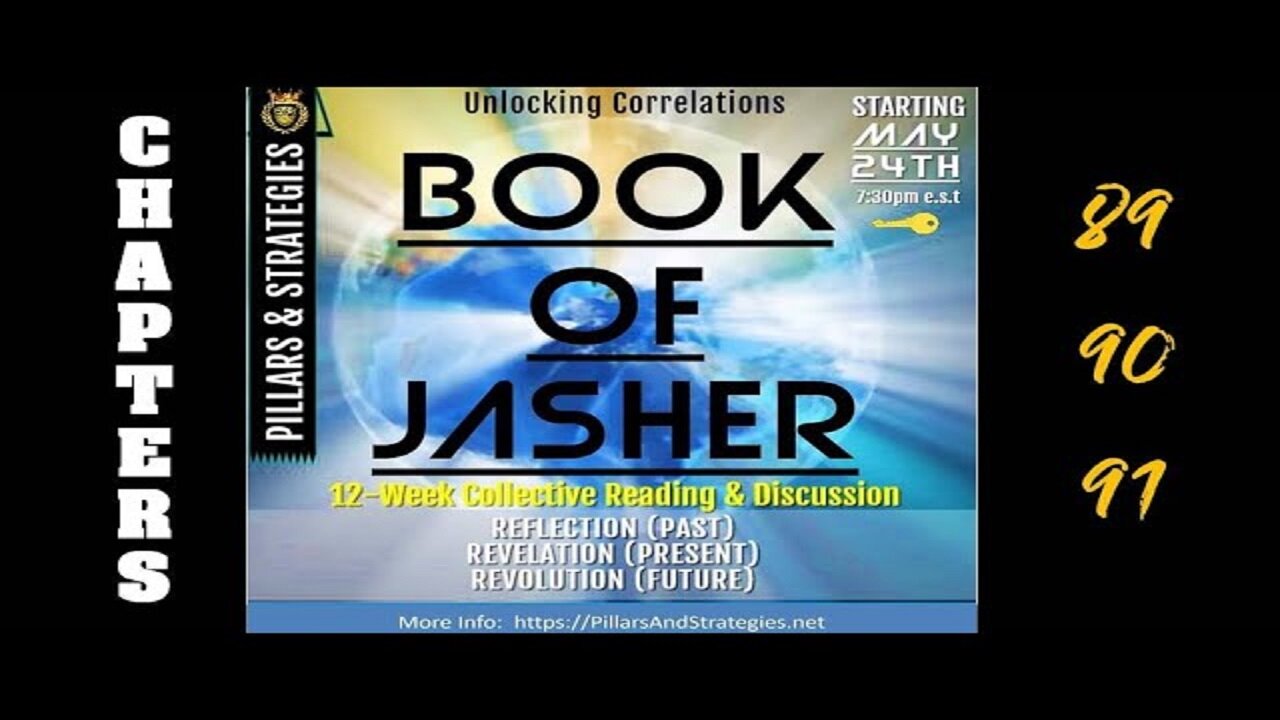 Unlocking KJV Correlations Series: Book of Jasher (Deep Dive) Ethics & Seasonings: (Chapters 89-91)