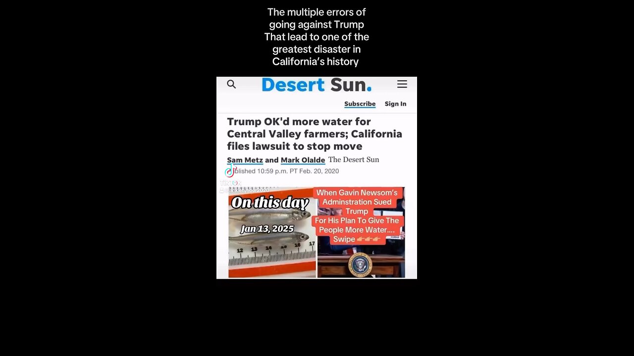 When Cali sued Trump over water…