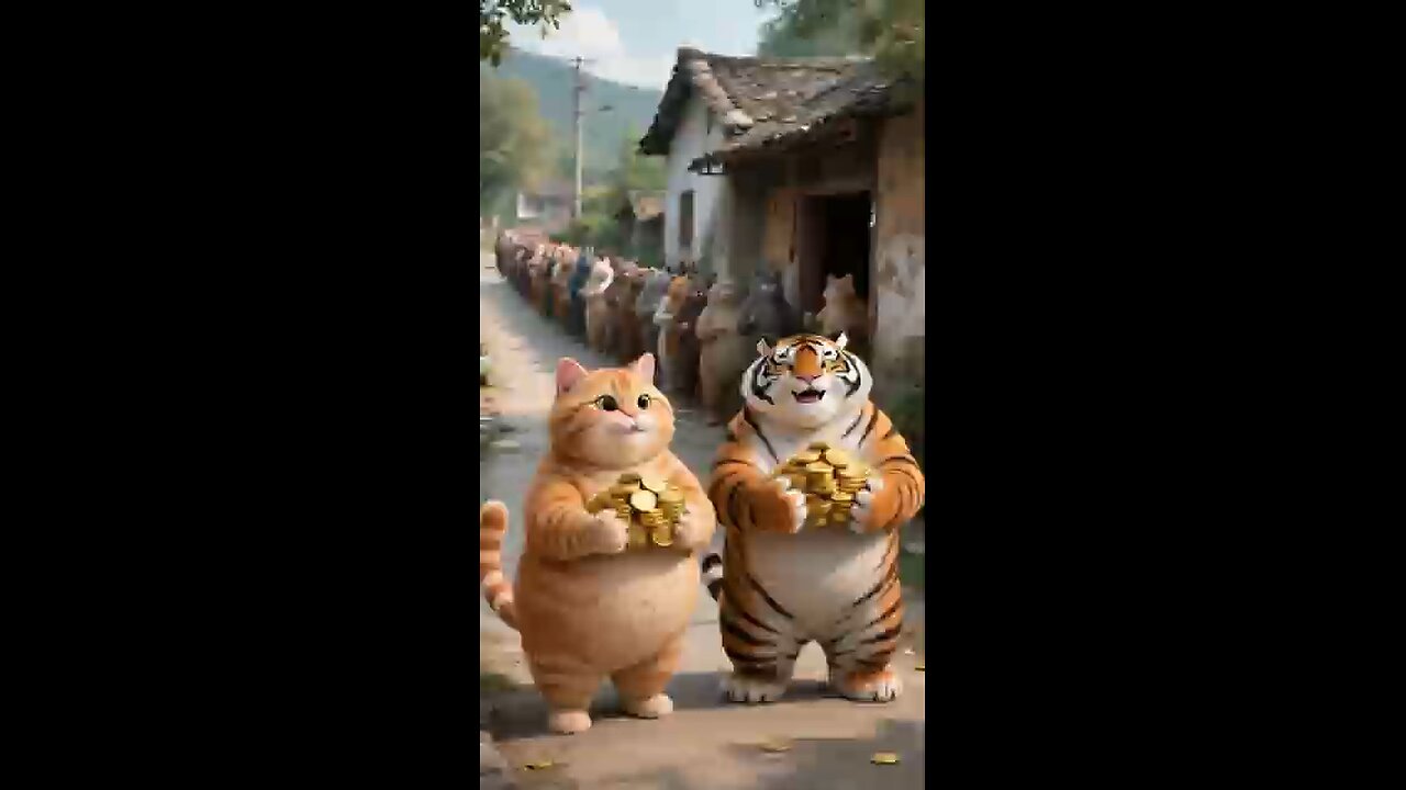 Good things happen to Fat Cat and Fat Tiger every day