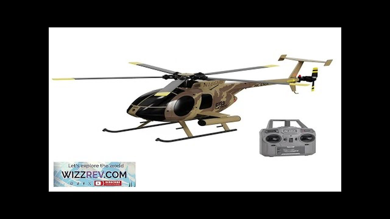 RC ERA C189 MD500 2.4G 4CH UAV 1:28 Fixed Height Single Blade Review