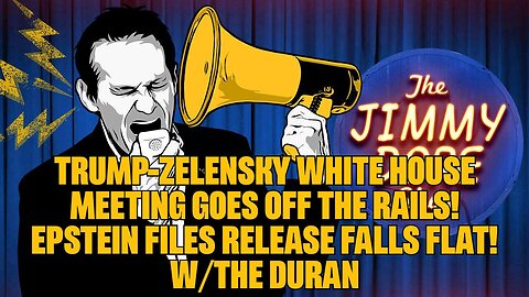 Trump-Zelensky White House Meeting Goes OFF THE RAILS! Epstein Files Release FALLS FLAT! w⧸The Duran