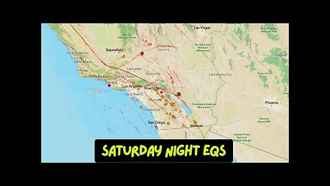 Latest Southern California Earthquake activity. Swarm of deep Eqs Tonga Trench. Sat. Night update.