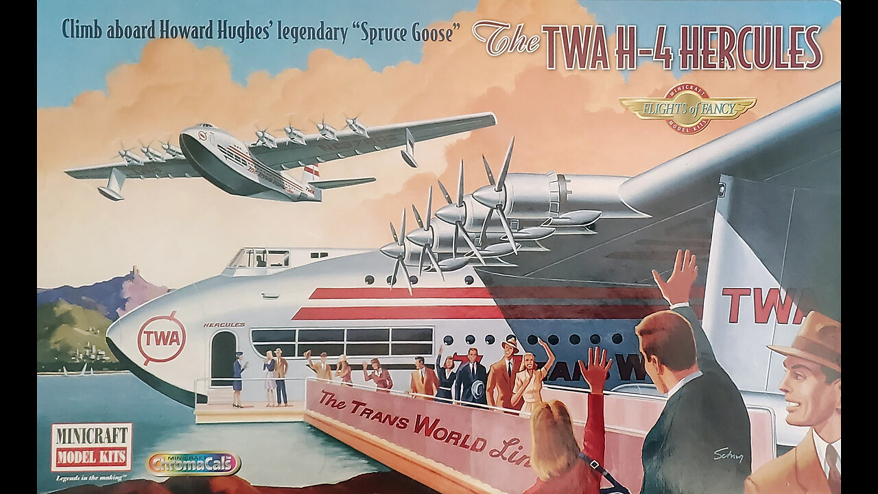 1/200 Minicraft H-4 TWA Review/Preview