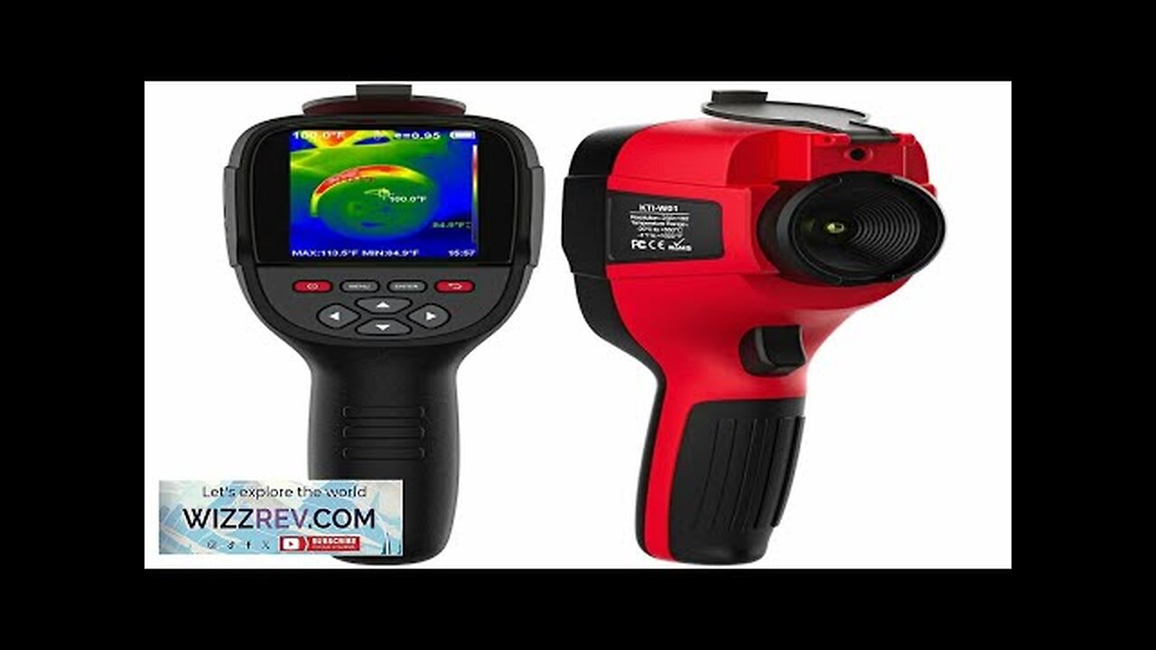 EU/US Direct KAIWEETS KTI-W01 Thermal Imaging Camera High Resolution Infrared Visible Light Review