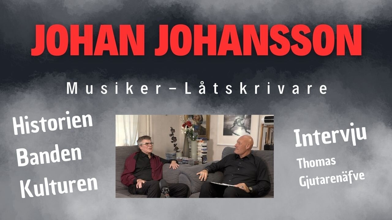 Johan Johansson - Mångfacetterad Musiker och en magisk Låtskrivare! 1977 - ff. - INTERVJU