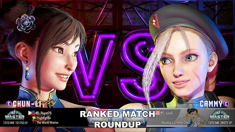 Kuya Kalbo SF6 Ranked Roundup. Chun Li Master Rank [Hori Fight Stick]