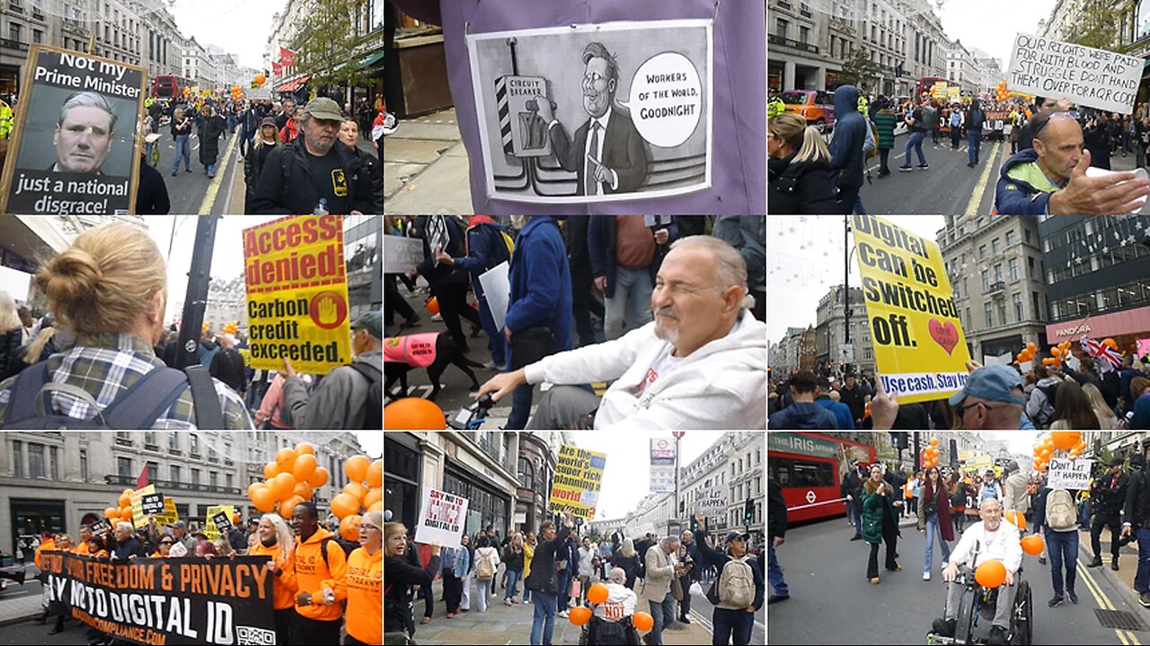 LONDON 5 NO to DIGITAL ID. NOT my Prime Minister just a NATIONAL DISGRACE! Circuit Breaker GOODNIGHT