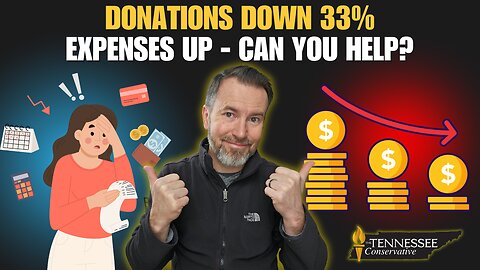 Donations Are DOWN 33%, Expenses Are UP... And We Need YOUR Help!