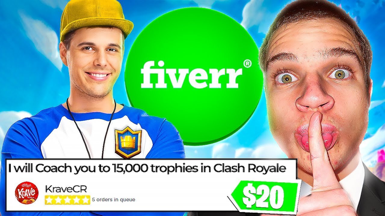 I SECRETLY Hired a Clash Royale Coach on Fiverr, Then Challenged Him to a 1v1