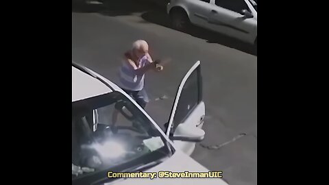 Old man was ready. The robbers were not.