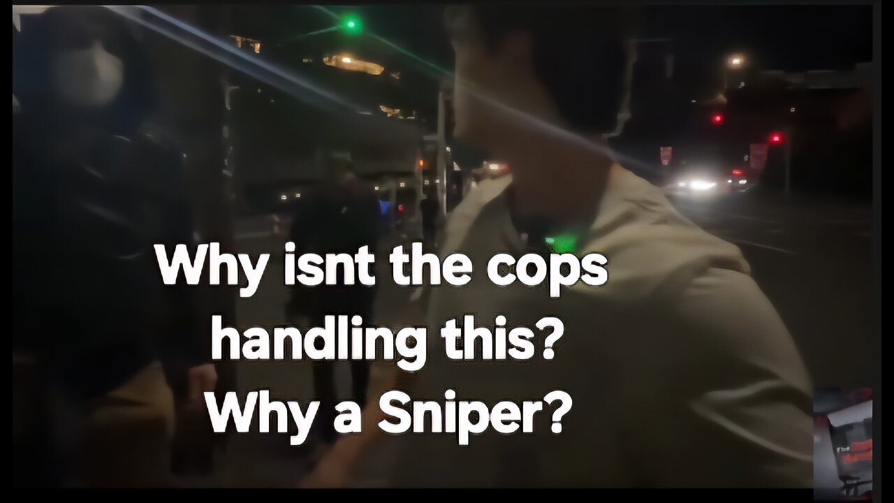 BREAKING: DHS Sniper Targets Antifa Member in Portland