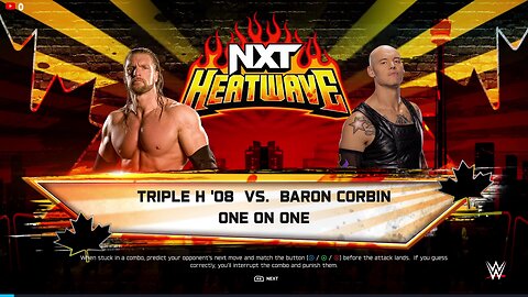 HHH Vs Baron Corbin | WWE2K25