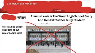 Francis Lewis is The Worst High School Every Because Gen Ed Teacher Are Bullying Special Ed Student