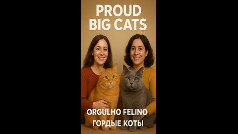 Feline Pride: These giants are pure love! 🐱💖