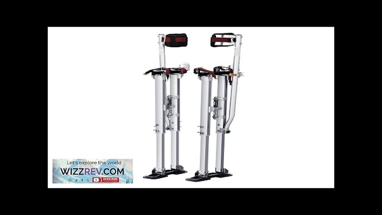 VEVOR Drywall Stilts 36''-50'' Adjustable Aluminum Tool Stilts with Protective Knee Pads Review